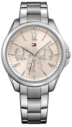 Tommy Hilfiger Stainless Steel Chronograph Multifunction Link Bracelet Watch
