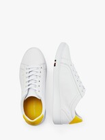 Thumbnail for your product : Tommy Hilfiger Premium Court Leather Trainers