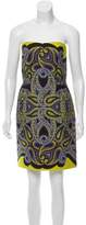 Thumbnail for your product : Lanvin Strapless Paisley Print Dress w/ Tags