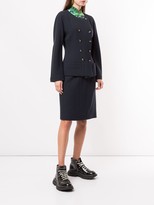 Thumbnail for your product : Chanel Pre Owned Collarless Double-Breasted Skirt Suit