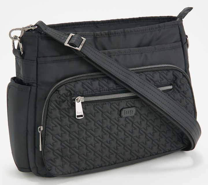 lug shimmy rfid crossbody