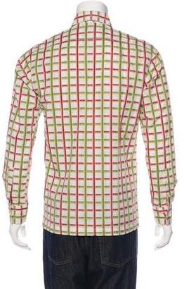 Paul Smith Plaid Button-Up Shirt