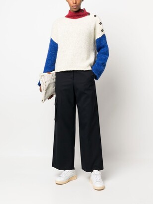 Emporio Armani Colour-Block Knitted Jumper