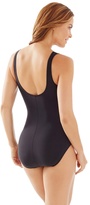 Thumbnail for your product : Chico's Jackie Animal Print Foil Wrap One-Piece Swimsuit