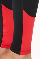 Thumbnail for your product : Forever 21 Colorblocked Skinny Workout Leggings