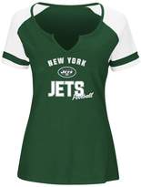 Majestic Ladies Offense Top - New York Jets Vert