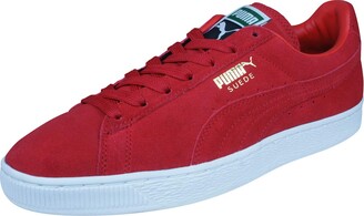 Puma Men's Classic Trainers Red Size: 6 UK - ShopStyle