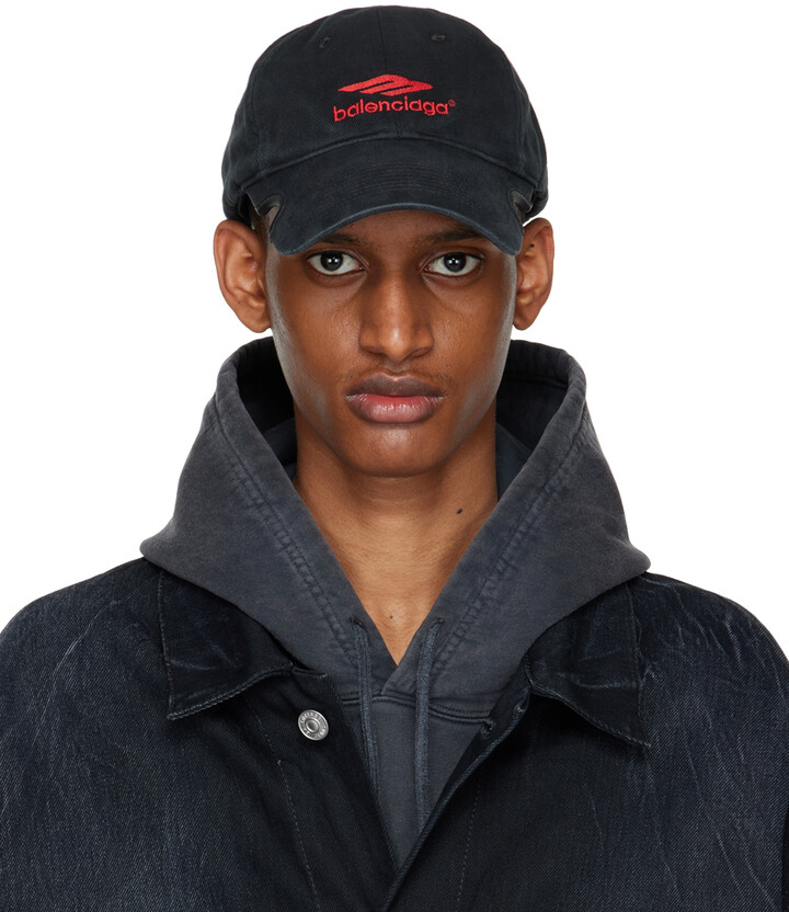 Balenciaga Men's Black Hats | ShopStyle
