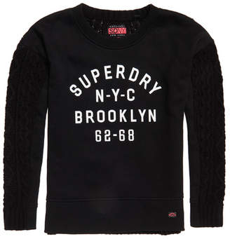 Superdry Fusion-Line Logo Sweater
