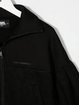 Thumbnail for your product : Karl Lagerfeld Paris Metallic-Thread Bomber Jacket