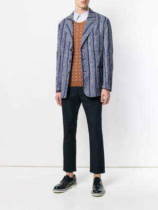 Marni geometric knitted pullover