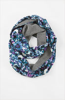 Thumbnail for your product : J. Jill Silk mixed-print infinity scarf