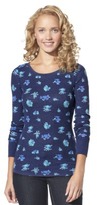 Thumbnail for your product : Mossimo Juniors Long Sleeve Thermal Tee - Assorted Colors