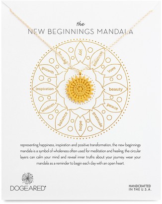 Dogeared New Beginnings Mandala Necklace, 22