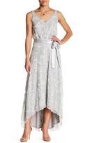Thumbnail for your product : Marina Hi-Lo Embroidered Dress