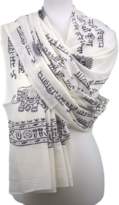 Thumbnail for your product : Omsutra Karma Mantra Prayer Shawl With Elephant Print