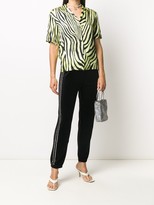 Thumbnail for your product : Juicy Couture Swarovski embellished velour zip jogger pant