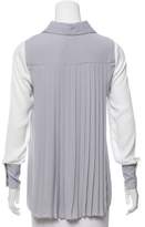 Thumbnail for your product : Ramy Brook Contrasted Button-Up Top w/ Tags