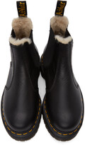 Thumbnail for your product : Dr. Martens Faux-Fur Lined Platform 2976 Chelsea Boots