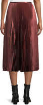 Thumbnail for your product : Vince Pleated Midi Skirt