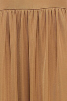 Thumbnail for your product : American Vintage Madistreet gathered washed-twill midi slip dress