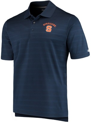 Champion Men's Navy Syracuse Orange Textured Polo