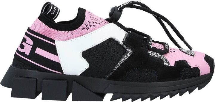 dolce and gabbana pink glitter sneakers