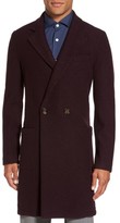 Thumbnail for your product : Eleventy Men's Boiled Wool Double Breasted Topcoat