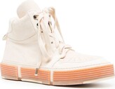 Thumbnail for your product : Guidi Flatform Sole Hi-Top Sneakers