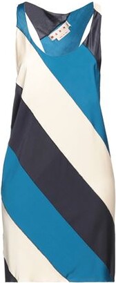 Marni X No Vacancy Inn Striped Cotton Mini Dress - ShopStyle