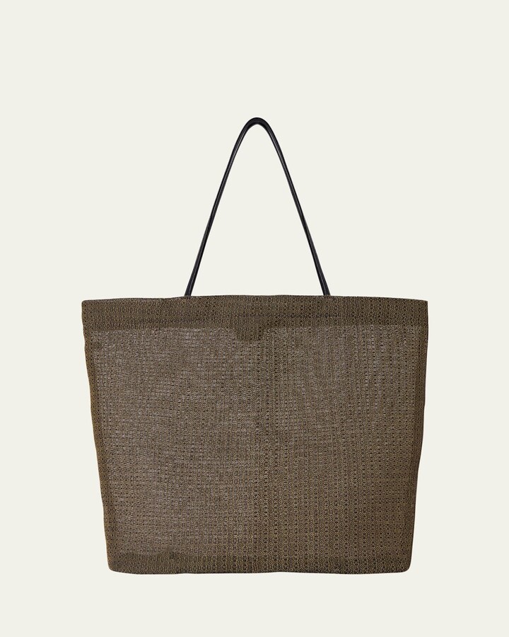 The Row Barn Tote Bag in Vivid Mesh