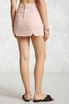 Thumbnail for your product : Forever 21 Scalloped Denim Mini Skirt