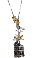 Thumbnail for your product : Johnny Loves Rosie Birdcage Necklace