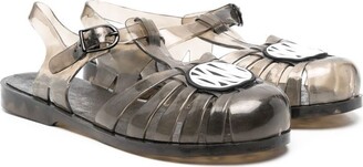 DKNY Logo-Patch Detail Jelly Shoes