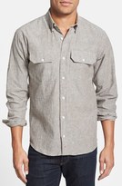 Thumbnail for your product : Apolis Extra Trim Fit Chambray Sport Shirt