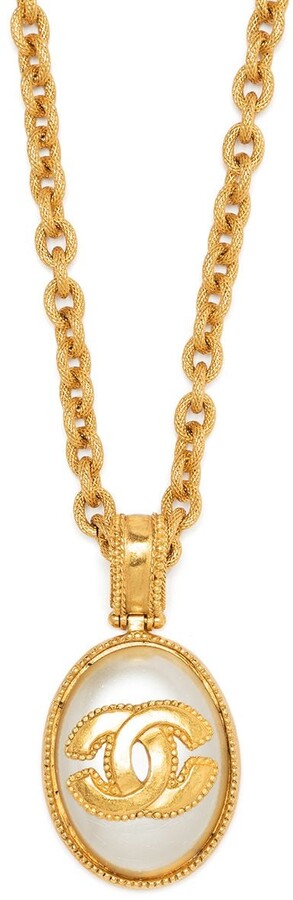 Chanel CC Medallion Chain Necklace