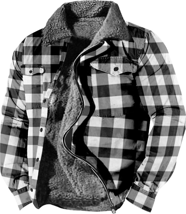 VESNIBA Men Fleece Jacket Full Zip Men's Premium Winter Jackets