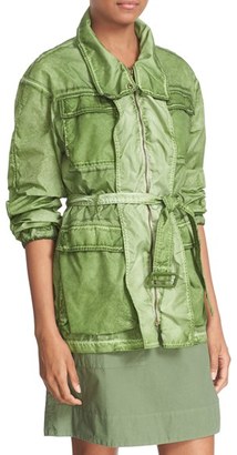 Tomas Maier Women's Weathered Nylon Safari Jacket