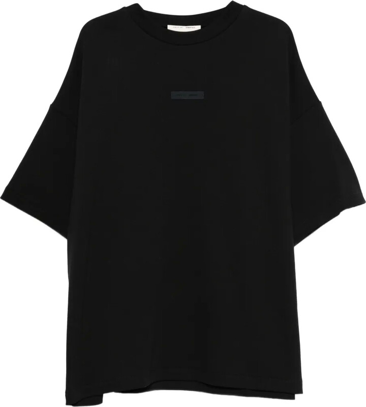 Essentials 90s Fit Pique crew-neck T-shirt