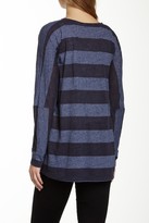 Thumbnail for your product : Allen Allen Striped Dolman Sleeve Shirt
