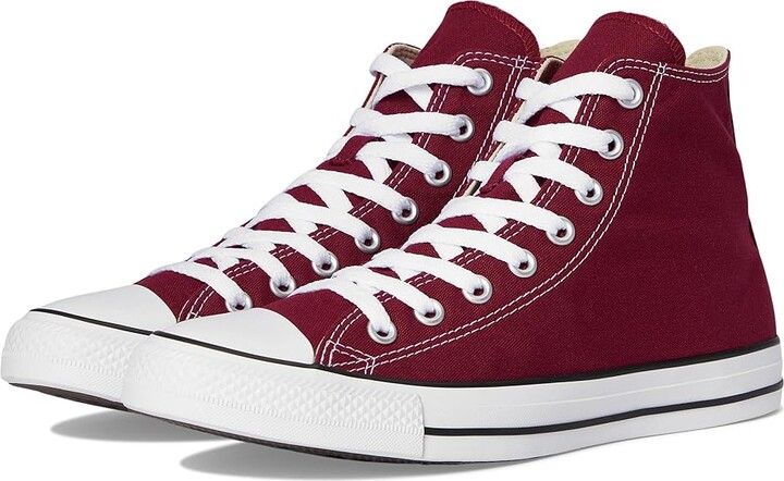 Converse Chuck Taylor All Star High-Top Sneaker Classic Shoes Maroon : Men's 9.5 - Women's 11.5 Medium Canvas