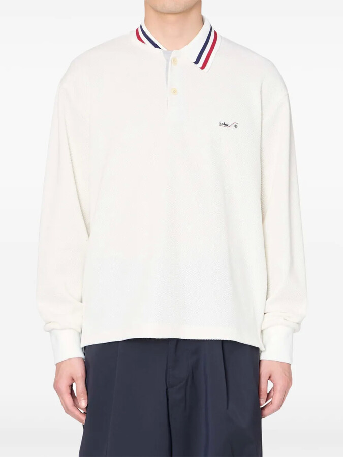 Kolor Long-Sleeve Polo Shirt