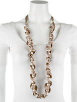 Thumbnail for your product : Lanvin Silk Ribbon Pearl Strand Necklace