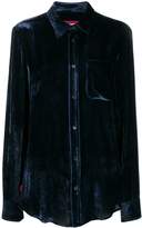 Thumbnail for your product : Sies Marjan button-down velvety shirt