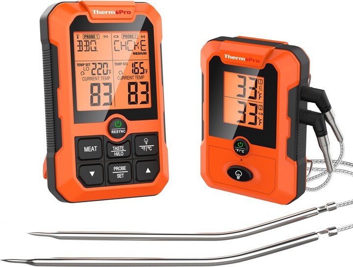 ThermoPro TP810W Wireless Meat Thermometer of 500FT Dual Probe Meat
