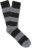 Thumbnail for your product : Marc by Marc Jacobs Striped Cotton-Blend Socks