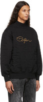 Thumbnail for your product : Moose Knuckles x Telfar Black Telfar Edition Quilted Mock Neck Sweater