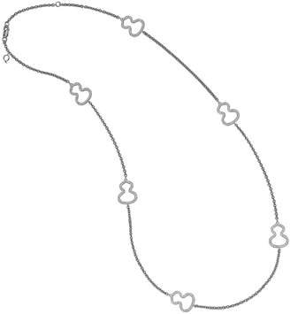 Qeelin Wulu 18K White Gold Sautoir Necklace with Diamonds