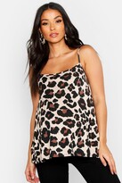 Thumbnail for your product : boohoo Maternity Leopard Print Basic Cami Top