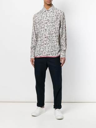 Lanvin abstract print casual shirt